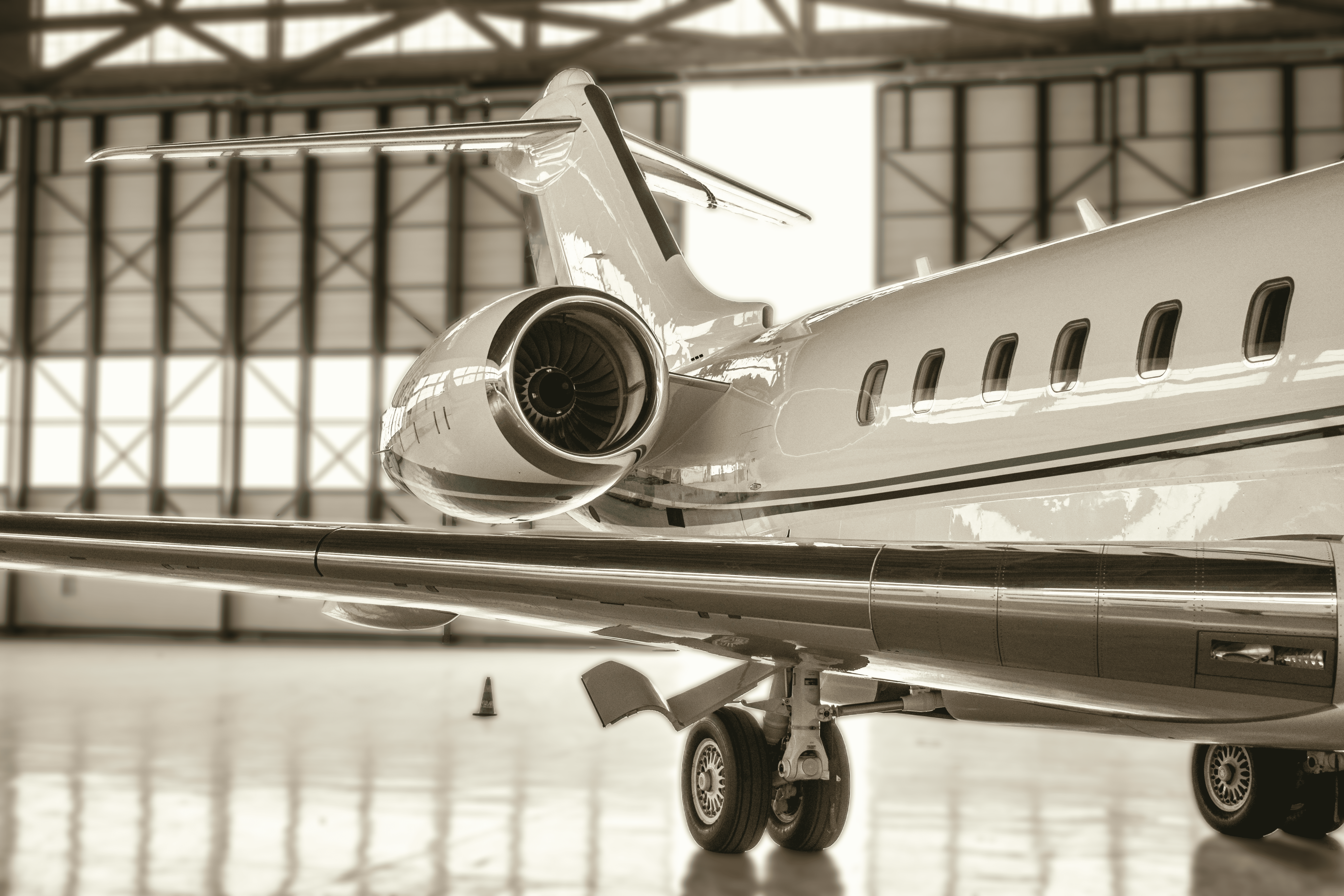 Private Jet Interior
